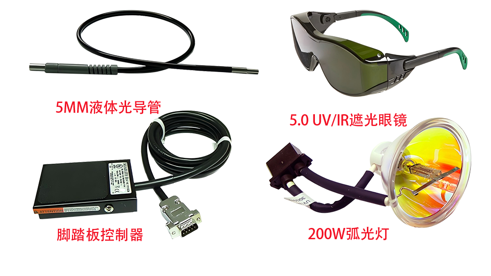 SunSpot 2 點光源固化設備的默認配置 SunSpot 2 點光源固化設備的默認配置