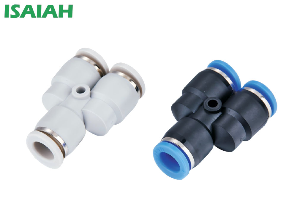 IPY塑料Y型三通快插式氣管接頭