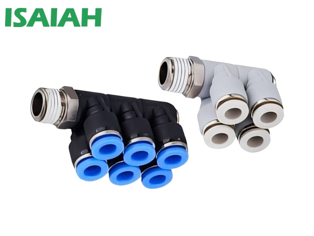 IPAT雙管串聯直角氣動快插接頭