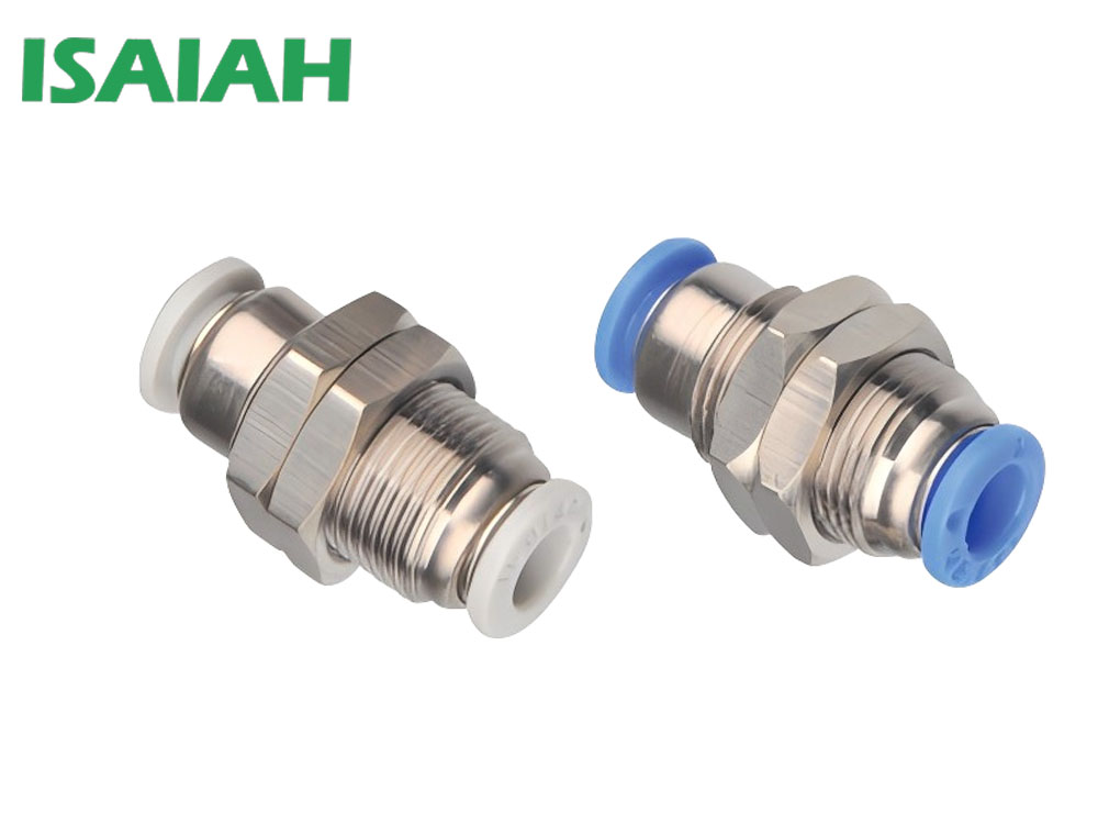 IPM隔板直通快插式氣管接頭