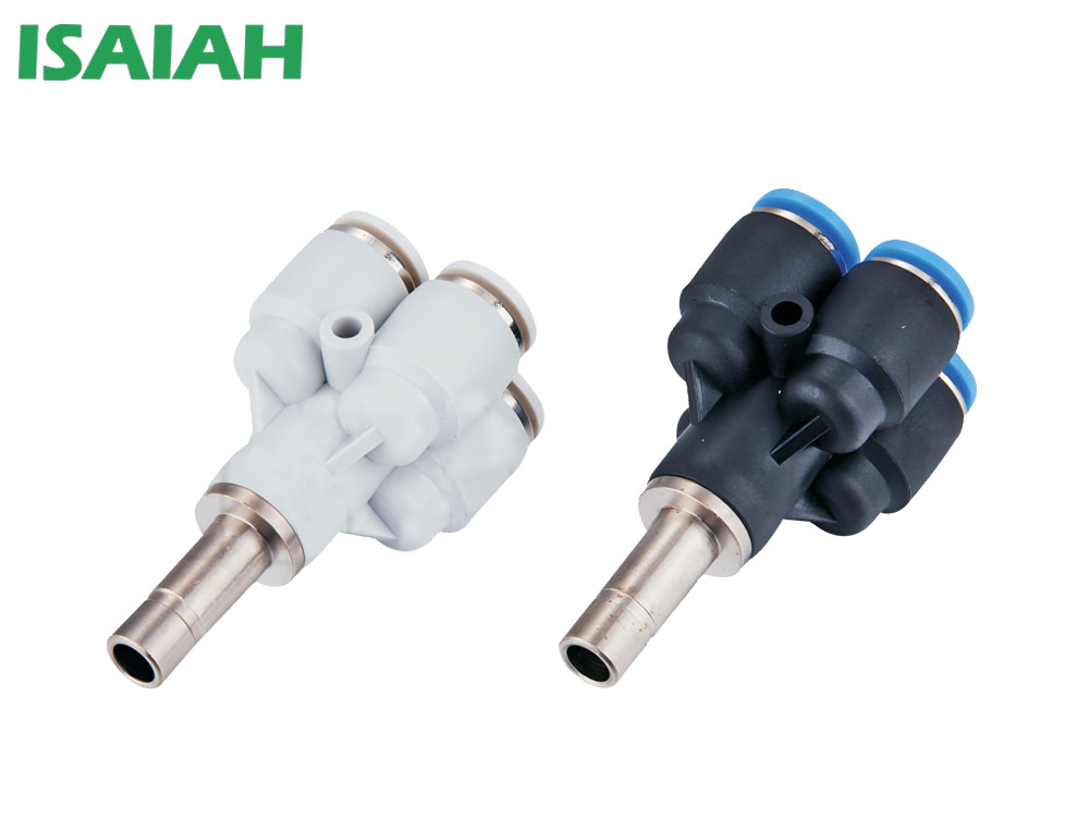 PXJ插入型五通Y型氣管快插接頭